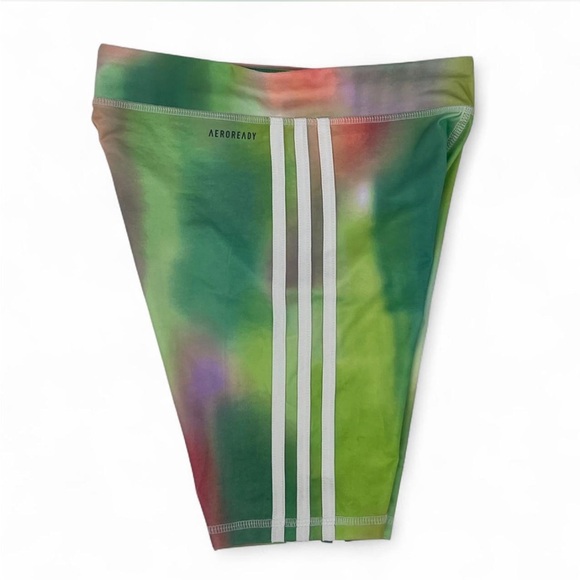 Adidas Girls AEROREADY Tie Dye Bike Shorts L (14) NWT - Picture 5 of 5